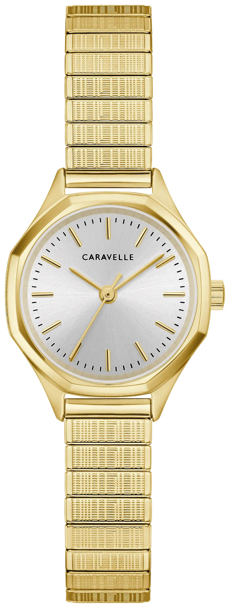 Silver-Tone Dial Stainless Steel Expansion Vintage Dress 44L268